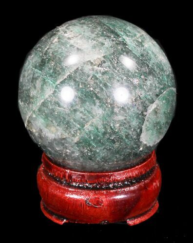 Aventurine (Green Quartz) Sphere - Glimmering #32142